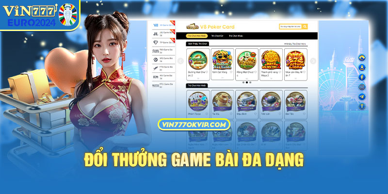 Đổi thưởng game bài đa dạng